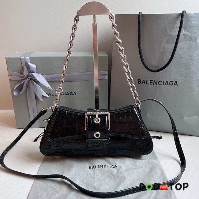 Balenciaga Lindsay Small Shoulder Bag Black Size 29 x 13 x 4.8 cm - 1