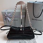 Balenciaga Lindsay Small Shoulder Bag Black Size 29 x 13 x 4.8 cm - 5