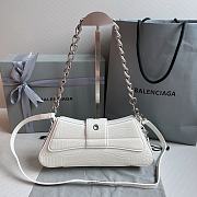 Balenciaga Lindsay Small Shoulder Bag White Size 29 x 13 x 4.8 cm - 3