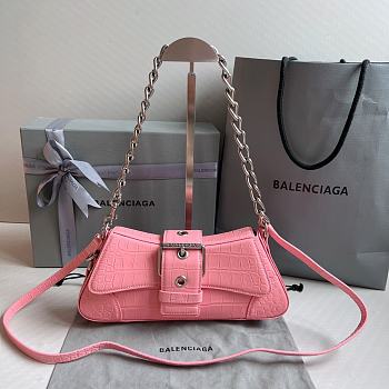 Balenciaga Lindsay Small Shoulder Bag Pink Size 29 x 13 x 4.8 cm