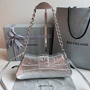 Balenciaga Lindsay Small Shoulder Bag Silver Size 29 x 13 x 4.8 cm - 6