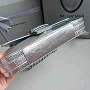 Balenciaga Lindsay Small Shoulder Bag Silver Size 29 x 13 x 4.8 cm - 5