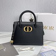 Dior Macro Cannage Honore Bag Black Size 30 x 22.5 x 16 cm - 1