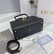 Dior Macro Cannage Honore Bag Black Size 30 x 22.5 x 16 cm - 2