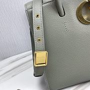 Dior Macro Cannage Honore Bag Grey Size 30 x 22.5 x 16 cm - 6