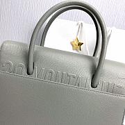 Dior Macro Cannage Honore Bag Grey Size 30 x 22.5 x 16 cm - 4
