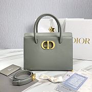 Dior Macro Cannage Honore Bag Grey Size 30 x 22.5 x 16 cm - 2