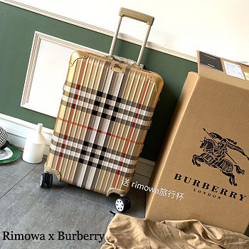 Burberry Rimowa Luggage Bag Size 55 cm