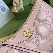 Gucci GG Matelassé Handbag Pink Size 25 x 15 x 8 cm - 3