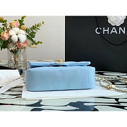 Chanel Caviar Calfskin Pearl Crush Gold Ball Mini Flap Bag Size 13 x 19 x 6 cm - 5