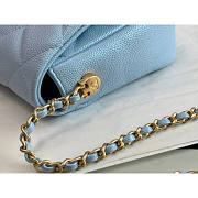 Chanel Caviar Calfskin Pearl Crush Gold Ball Mini Flap Bag Size 13 x 19 x 6 cm - 3