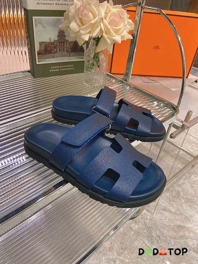 Hermes Sandals Blue  - 1