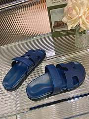 Hermes Sandals Blue  - 4