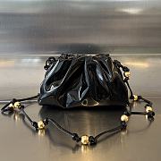 Bottega Veneta Mini Pouch Brushed Leather Clutch Black Size 22 x 13 x 5 cm - 1