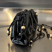 Bottega Veneta Mini Pouch Brushed Leather Clutch Black Size 22 x 13 x 5 cm - 5