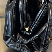 Bottega Veneta Mini Pouch Brushed Leather Clutch Black Size 22 x 13 x 5 cm - 4