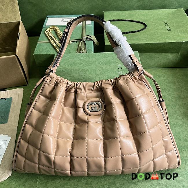 Gucci Deco Medium Tote Bag Beige Size 43 x 28 x 8 cm - 1