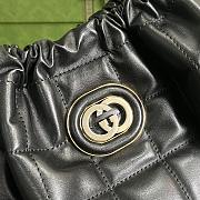 Gucci Deco Medium Tote Bag Black Size 43 x 28 x 8 cm - 4