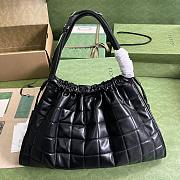 Gucci Deco Medium Tote Bag Black Size 43 x 28 x 8 cm - 3