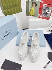 Prada Leather Shoes White  - 1