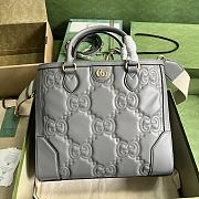 Gucci GG Matelasse Tote Bag Grey Size 31 x 27.5 x 14 cm - 1