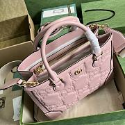 Gucci GG Matelasse Tote Bag Pink Size 31 x 27.5 x 14 cm - 6