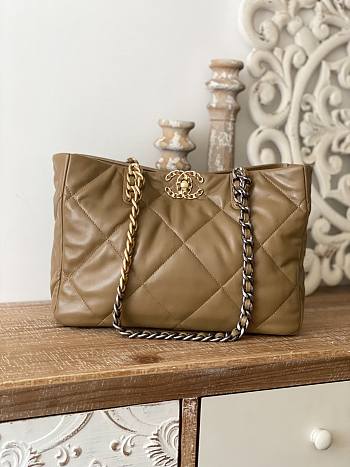 Chanel 22 Tote Bag Brown Size 24 x 41 x 10.5 cm