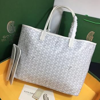 Goyard Tote Shopping Bag White Size 34 x 14 x 26 cm