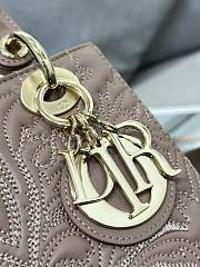 Lady Dior Small My Abcdior Bag Size 20 x 16.5 x 8 cm - 5