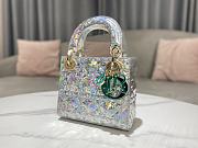 Dior Lady Diamond Motif Mini Bag Size 17 cm - 5