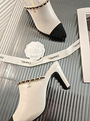 Chanel White Shoes Heels Height 6.5 cm - 5