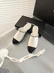 Chanel White Shoes Heels Height 6.5 cm - 3