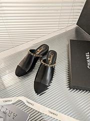 Chanel Black Shoes Heels  - 5