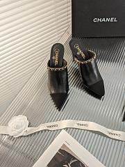 Chanel Black Shoes Heels  - 3