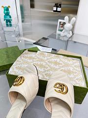 Gucci GG Slides White Heel 7.5 cm - 5
