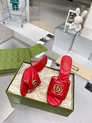 Gucci GG Slides Red Heel 7.5 cm - 6