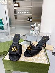 Gucci GG Slides Black Heel 7.5 cm - 6