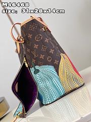 Louis Vuitton LV x YK Neverfull MM Tote Bag M46468 Size 31 x 28 x 14 cm - 4