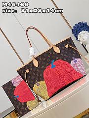 Louis Vuitton LV x YK Neverfull MM Tote Bag M46468 Size 31 x 28 x 14 cm - 5