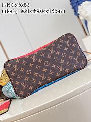 Louis Vuitton LV x YK Neverfull MM Tote Bag M46468 Size 31 x 28 x 14 cm - 6