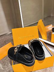 Louis Vuitton Lv Cosy Flat Comfort Clog Black/White - 3