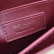 YSL Saint Laurent Cassandra Mini Top Handle Bag Green Size 20 x 16 x 7.5 cm - 3