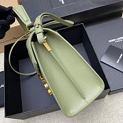 YSL Saint Laurent Cassandra Top Handle Bag Green Size 24 x 20 x 11 cm - 5