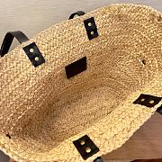 YSL Medium Bag In Raffia Basket Bag Size 40 x 29 x 19 cm - 6