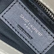YSL Saint Laurent Loulou Toy Strap Bag White Size 20 x 14 x 7 cm - 2