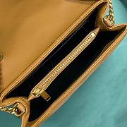 YSL Saint Laurent Loulou Bag Caramel Size 24 x 9 x 18 cm - 3
