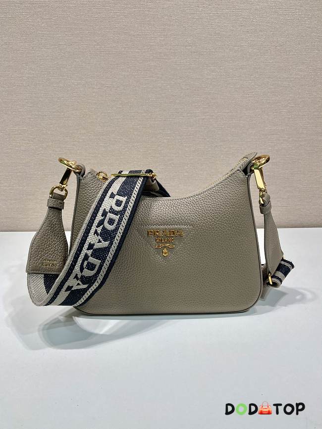 Prada Crossbody Bag 1BH193 Grey Size 24 x 18 x 6 cm - 1