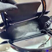 Prada Glossy Handbag 1BA321 Black Size 31 x 23 x 14 cm - 4