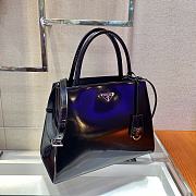 Prada Glossy Handbag 1BA321 Black Size 31 x 23 x 14 cm - 3
