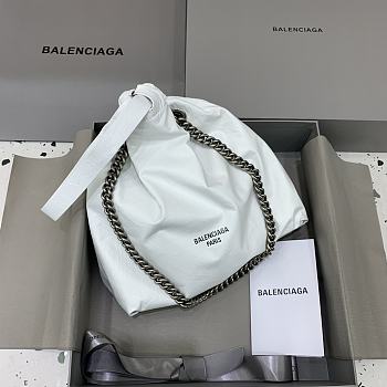 Balenciaga Garbage Bag White Size 25 x 10 x 27 cm